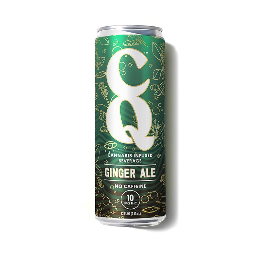 CQ Ginger Ale 12oz Beverages 12oz 100mg