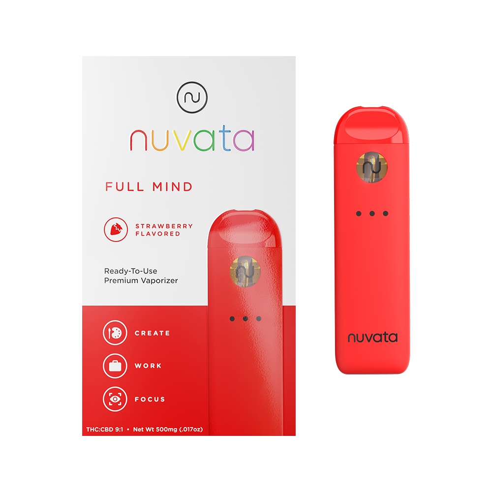 Nuvata Full Mind Strawberry Distillate Disposable 0.5g