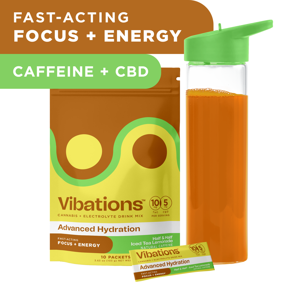 Vibations Half and Half Drink Mix Beverages 10pk 100mg