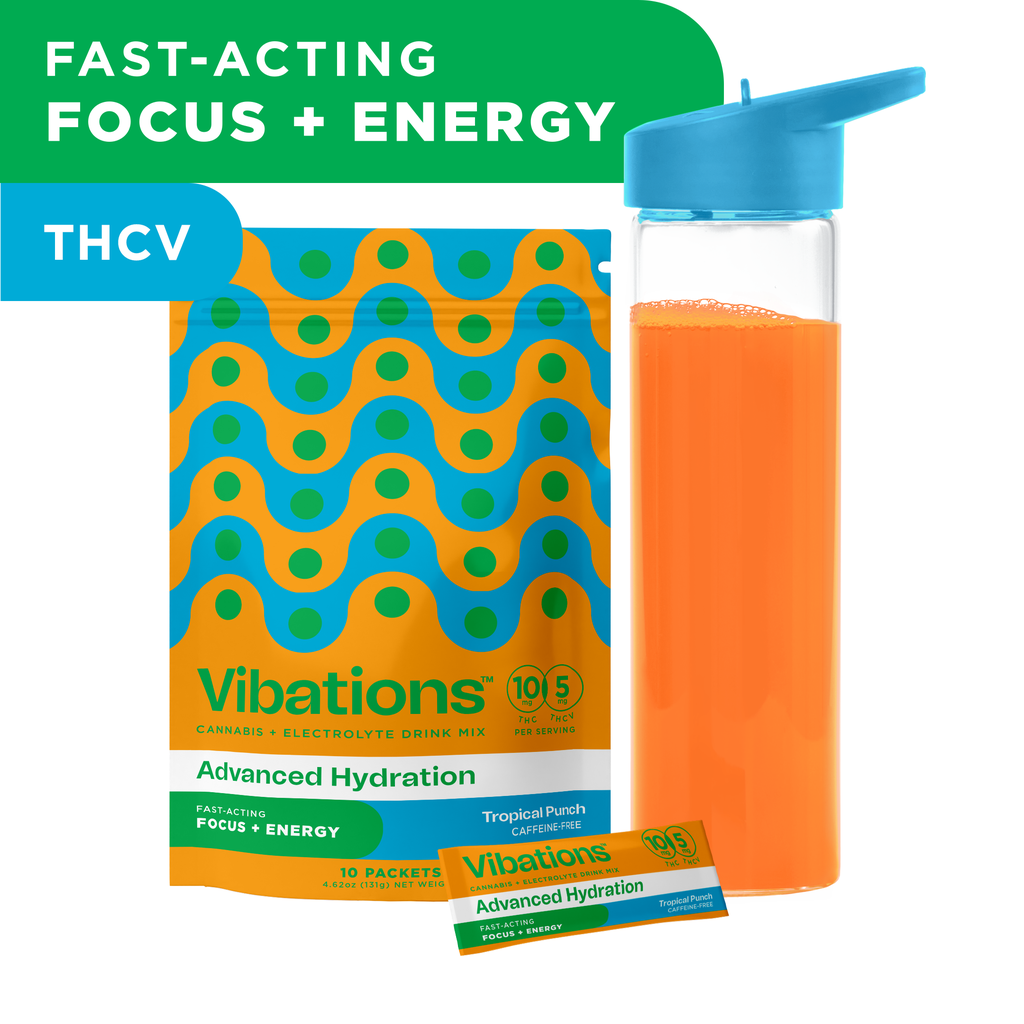 Vibations Tropical Punch Drink Mix Beverages 10pk 100mg