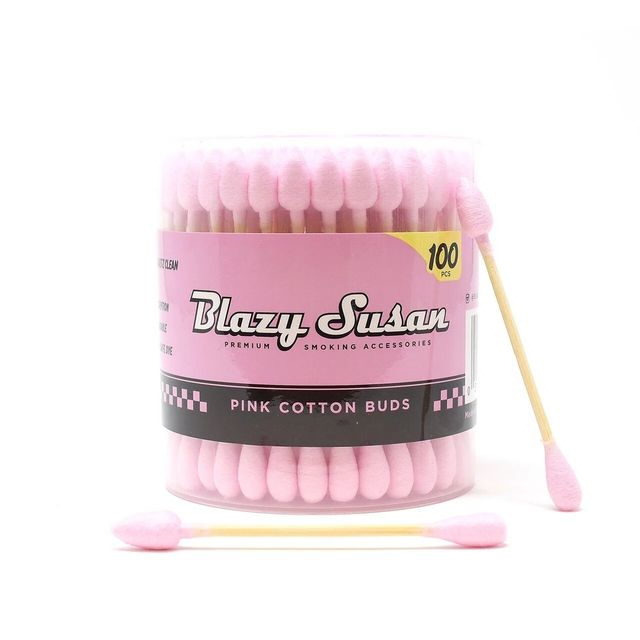 Pink Cotton Buds 100 Ct Blazy Susan