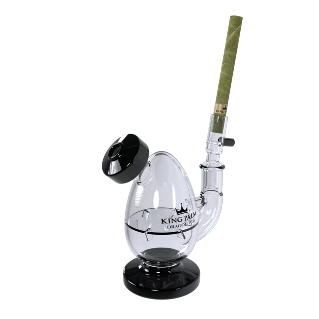 ~ Dragon Egg Glass Blunt Bubbler King Palm
