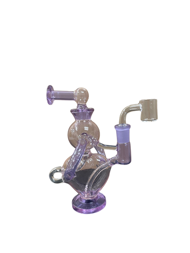 ~ 7" Love Loop Recycler Water Pipe SirEEL