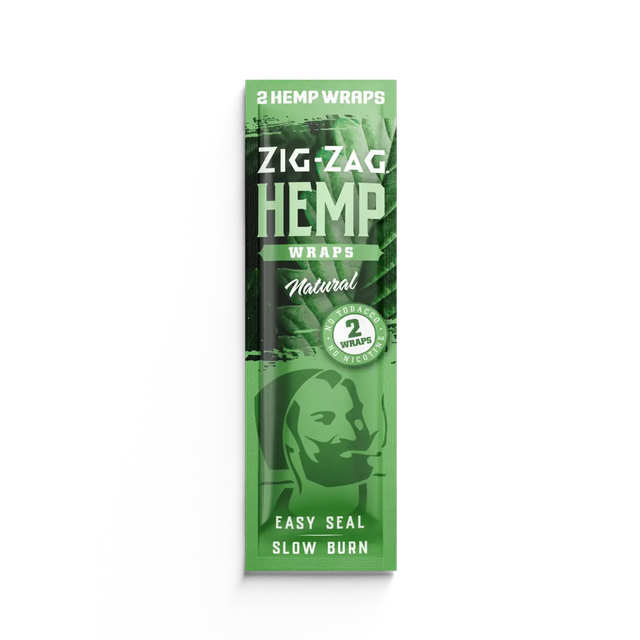 ~ Hemp Wraps - Natural Zig Zag