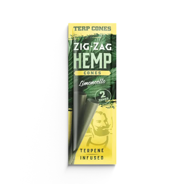Terp-Infused Hemp Cones - Limoncello Zig Zag