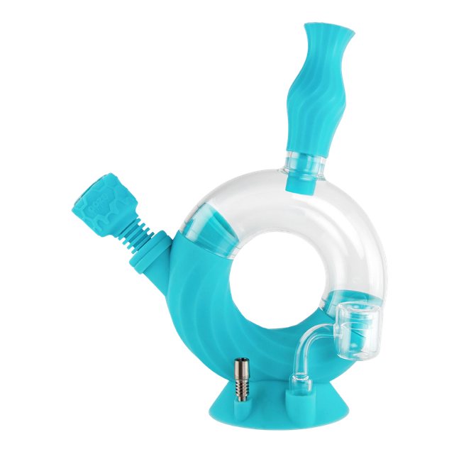 ~ Ozone Silicone Water Pipe And Dab Straw Ooze