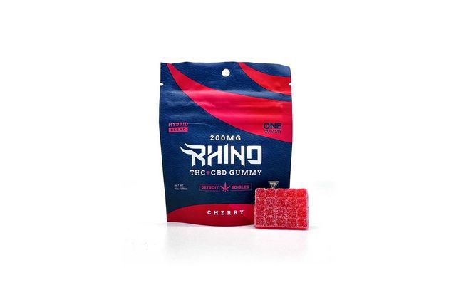 Rhino ~ Cherry ~ THC:CBD Detroit Edibles