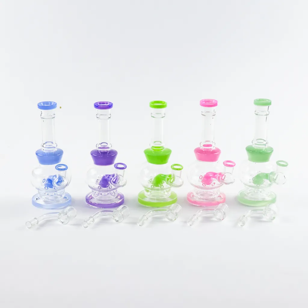 7" Perc Dab Rig W/Banger