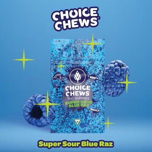 ~ Super Sour Blue Raz Choice Chews