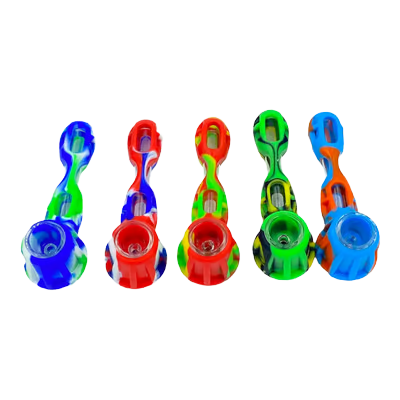 Silicone Cobb Pipe W/Glass Bowl