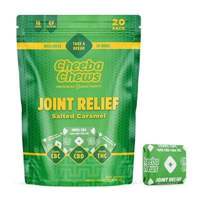 Cheeba Chews Joint Relief Caramel Chews 100 mg