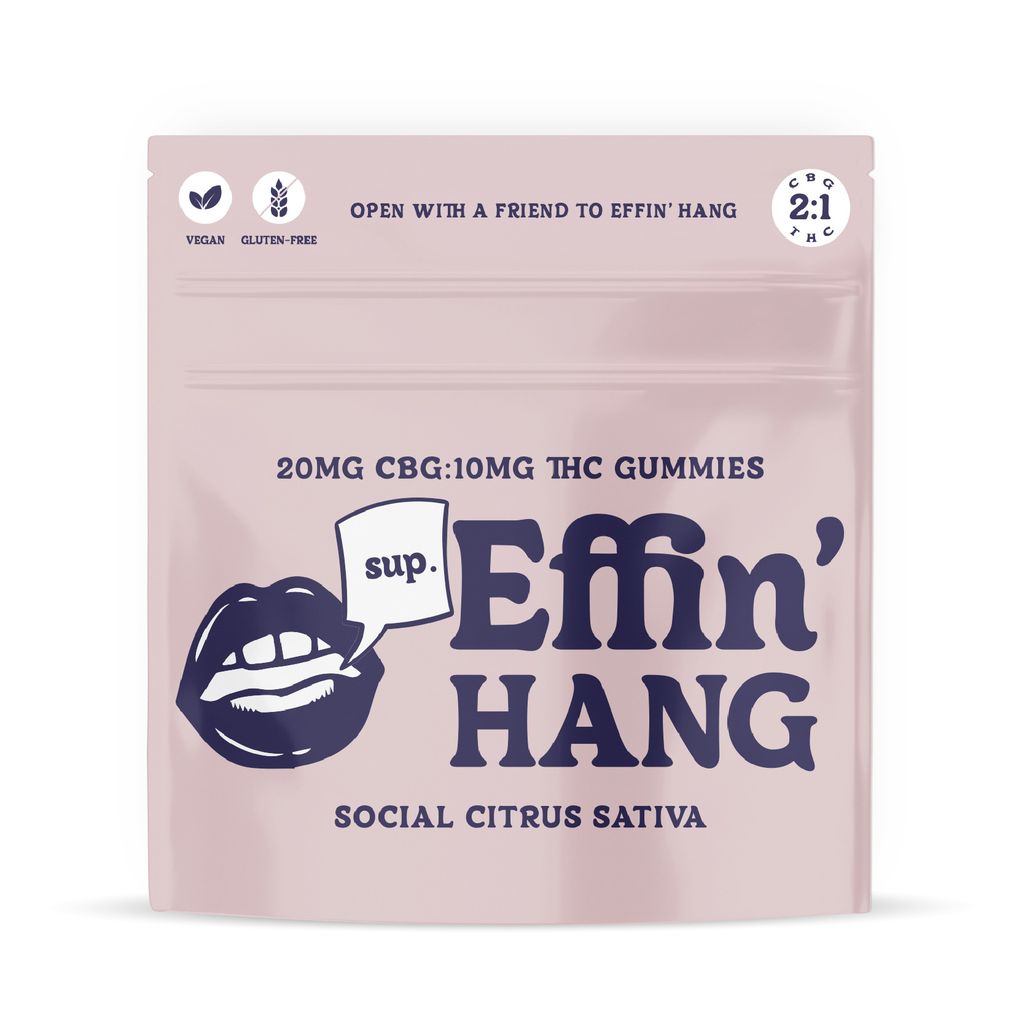 Effin' Hang Social Citrus THC : 200MG CBG 100mg