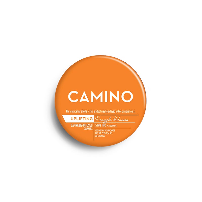 Camino Pineapple Habanero | Uplifting | THC | Gummies 100mg 20pk