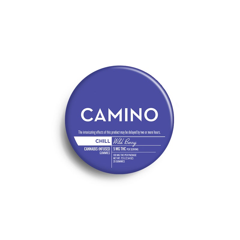 Camino Wild Berry | Chill | THC Gummies 100mg 20pk