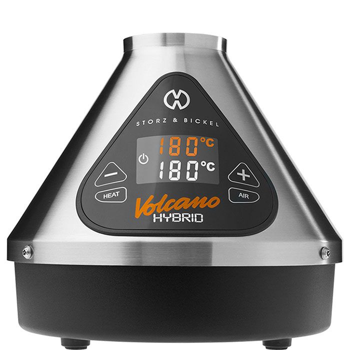 Storz & Bickel Volcano - Silver & Black Dry Herb Vaporizer Each
