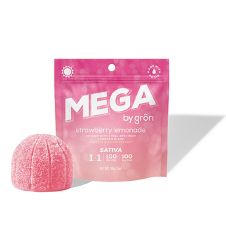 Strawberry Lemonade Mega 1:1 CBC/THC Gron