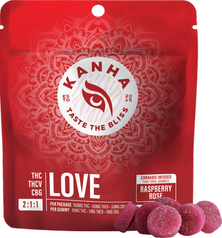 Love Raspberry Rose THC/THCv/CBG KANHA
