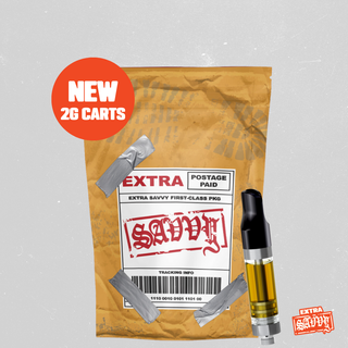 Cannabis Promo, Cannabis Sales, Cannabis Discounts, Cannabis on Sale, Extra Savvy 2g Carts for $48 3