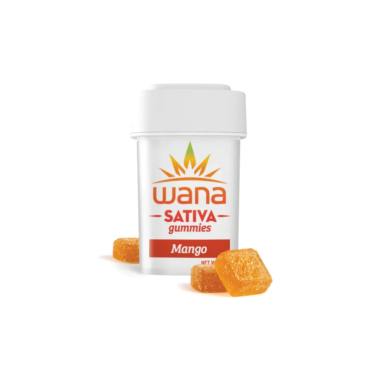 Wana Classic Mango Gummies 10 Pack | 100mg