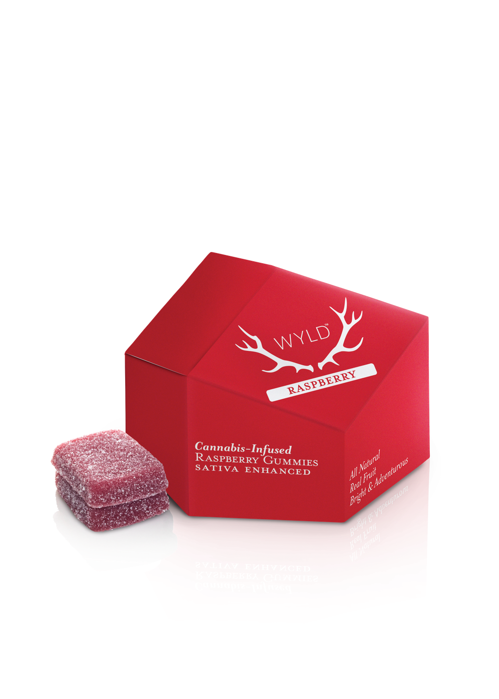 WYLD Raspberry Gummies 10 Pack | 100mg