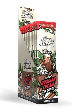 Black Tea Leaf Cones King Size (2pk) Russian Cream Blazy Susan