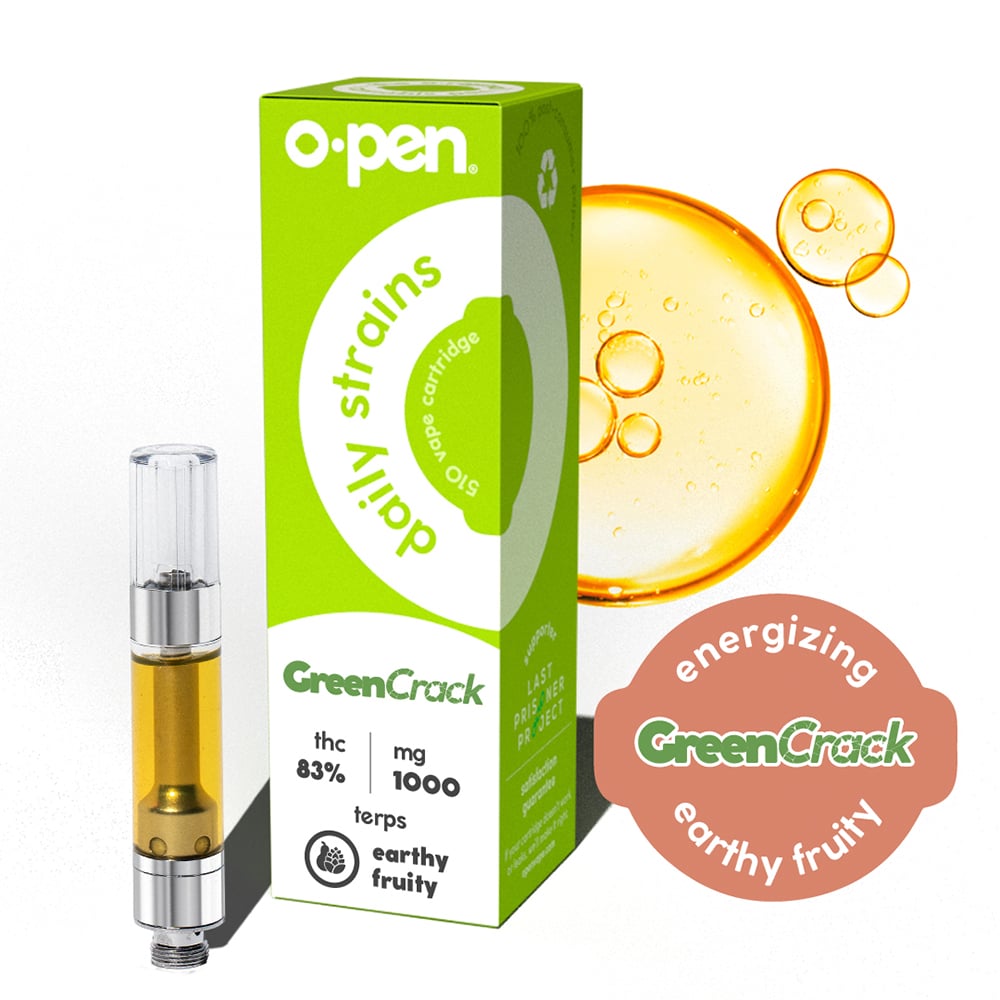O.pen Green Crack Cartridge 1000mg