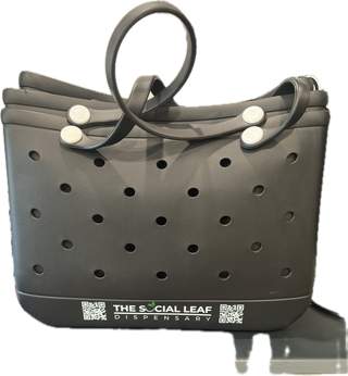 Black Tote Bag The Social Leaf