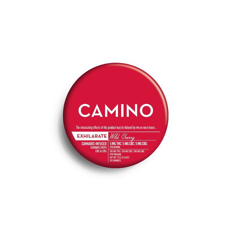 Camino Wild Cherry 5:5:5 THC:CBC:CBG Gummies 100mg 20pk