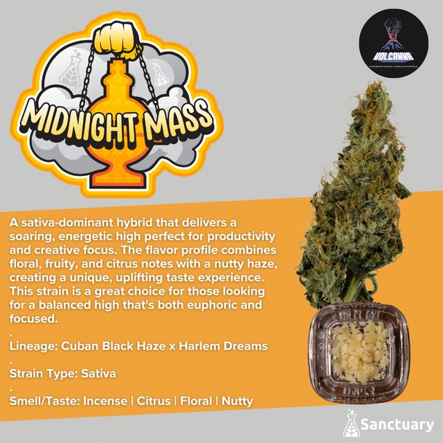 Midnight Mass - Cured Resin Volcanna