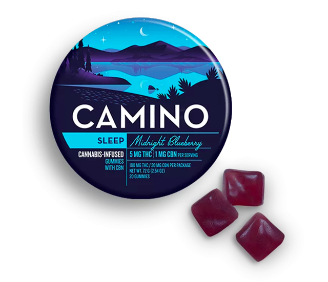 Midnight Blueberry 5:1 (THC:CBN) Camino Midnight Blueberry 5:1 (THC:CBN) Camino