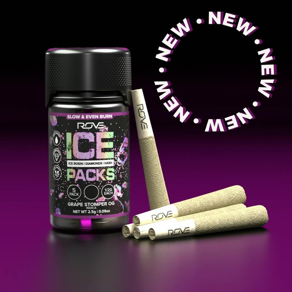 Grape Stomper OG | Ice Pack Rosin + Diamond + Hash