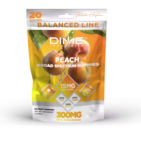 Peach 1:1:1 | Balanced Line | THCV:CBD:THC | Fruit