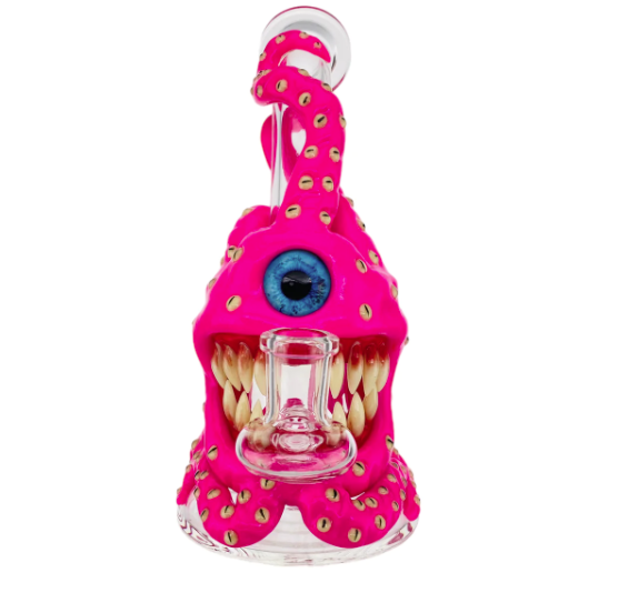 Pink Octopus w/ Blue Eyes