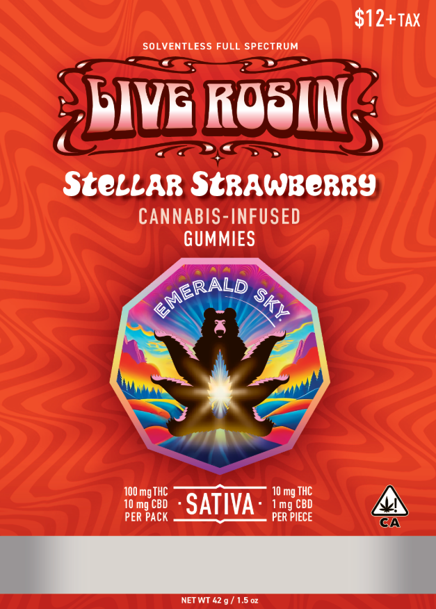 Stellar Strawberry | Solventless Full Spectrum Liv