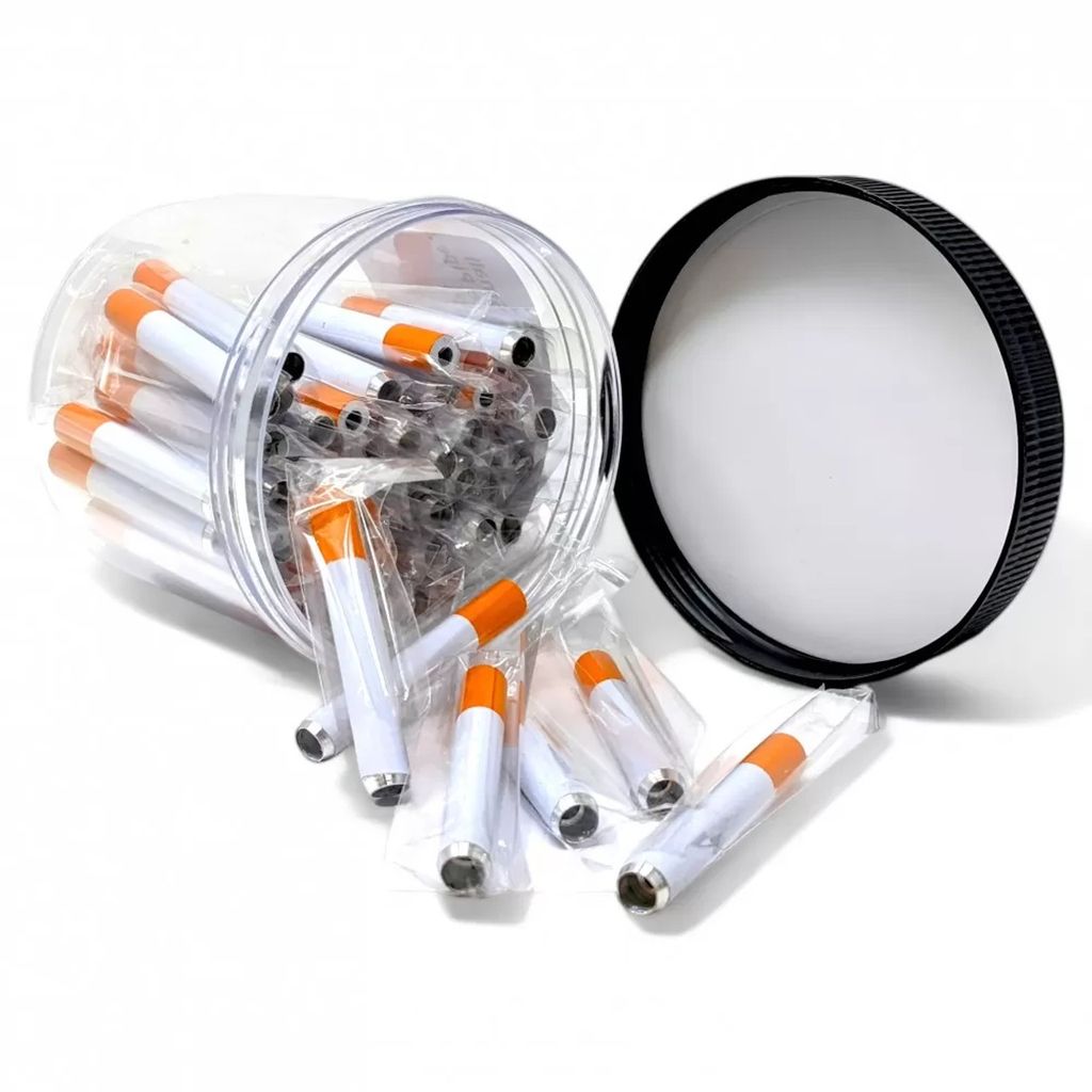 HS Wholesale 2" Small Regular Metal Cigarette Pipe Each