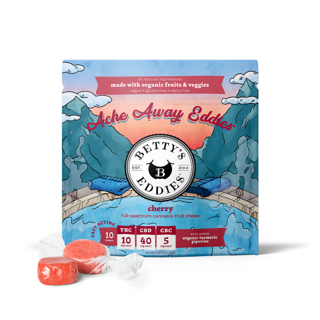 Ache Away Cherry THC:CBD:CBC Betty's Eddies Ache Away Cherry THC:CBD:CBC Betty's Eddies
