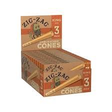 UNBLEACHED 1 1/4 CONES Zig Zag