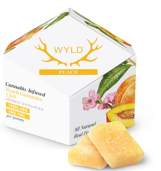 Wyld Peach | THC : CBD Gummies 100mg