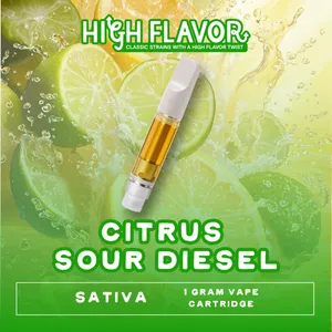 Citrus Sour Diesel Vape Cart High Flavor
