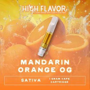 Mandarin Orange OG Vape Cart High Flavor