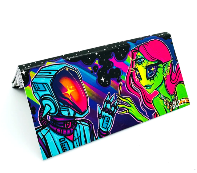 Zzz's Space Lovers Rolling Booklet - King Size Slim Zzz's Rolling Paper Company