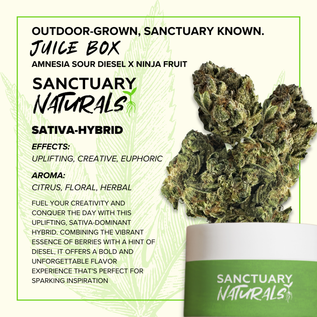Sanctuary Naturals 3.5g J. Box