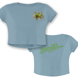 Sticky Fish Crop Top (Blue) Higher Breed