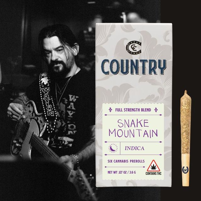 Snake Mountain Pack (Indica) 6 x .6g Prerolls  Country