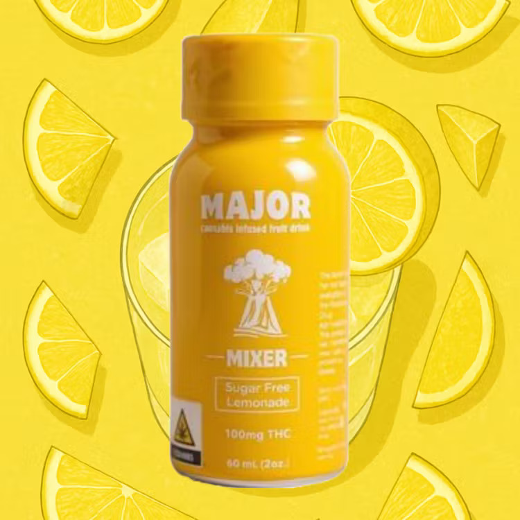 Major Sugar Free Lemonade THC Shot 100mg