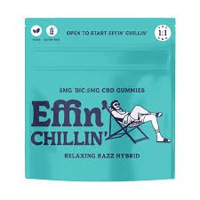 "Chilling" Relaxing Razz 1:1 THC:CBD Effin'