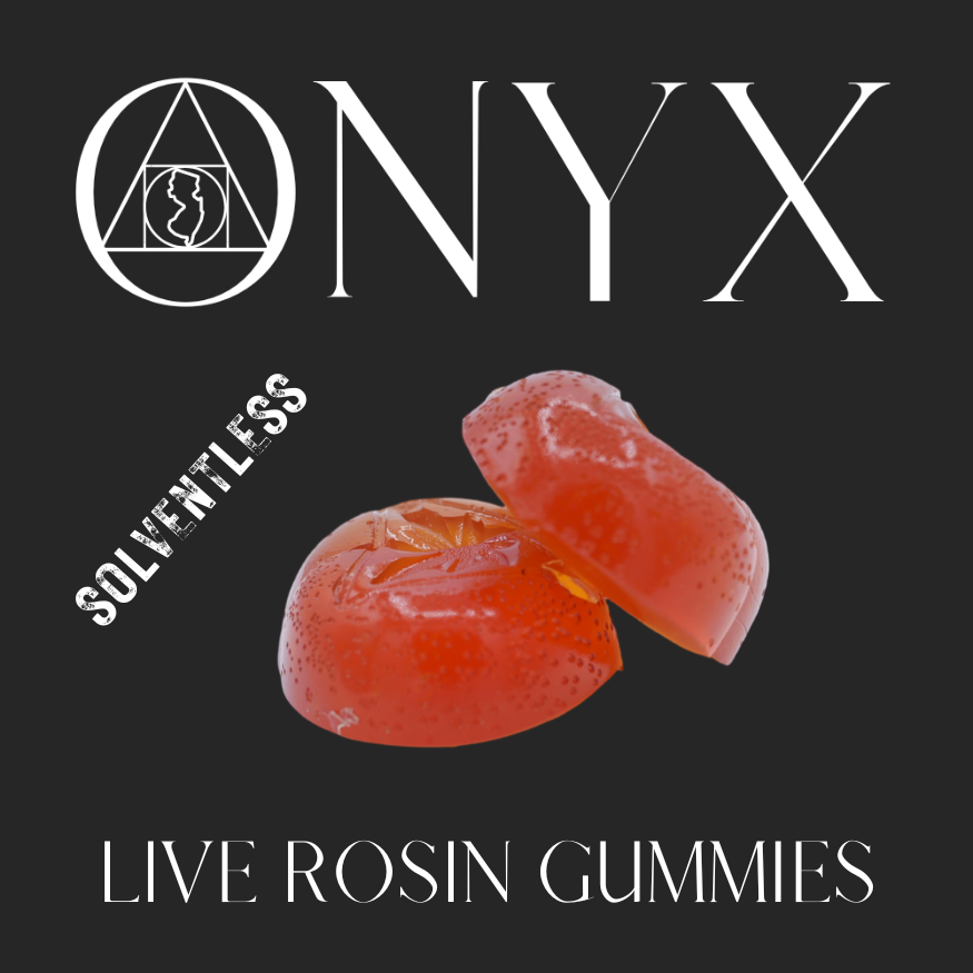 Onyx Tropical Gush Solventless Gummies 10 Pack | 100mg