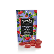 Smokiez Sweet Jamberry 1:1 THC:CBN Gummies 10 Pack | 100mg