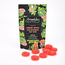 Smokiez Sour Watermelon Gummies 10 Pack | 100mg