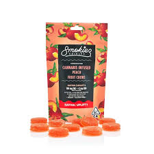 Smokiez Sweet Peach Gummies 10 Pack | 100mg